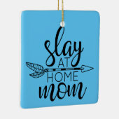 Slay thuis moeder keramisch ornament (Rechts)