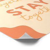 Slay Together Vriendschap Inspirerend quote Poster (Hoek)