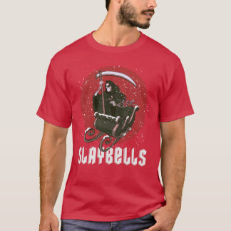 Slaybells Grim Reaper Kerstvakantie Grafisch T-shirt
