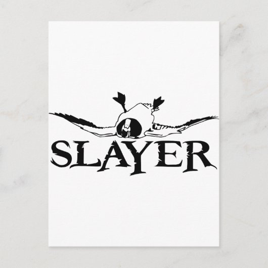 SLAYER BRIEFKAART (Voorkant)