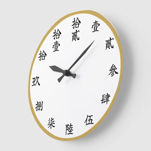 Slayer-Style Kanji Calligraphy Numeral Wall Clock Grote Klok (Hoek)