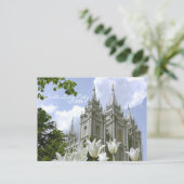 SLC LDS Temple Briefkaart (Staand voorkant)