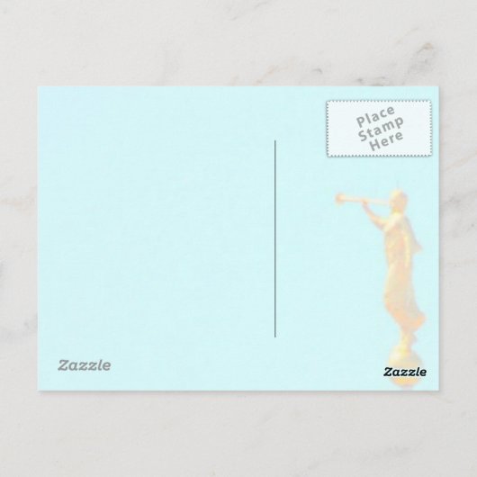 SLC LDS Temple Briefkaart (Achterkant)