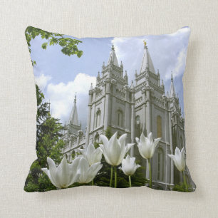 SLC LDS Temple Pillow Kussen