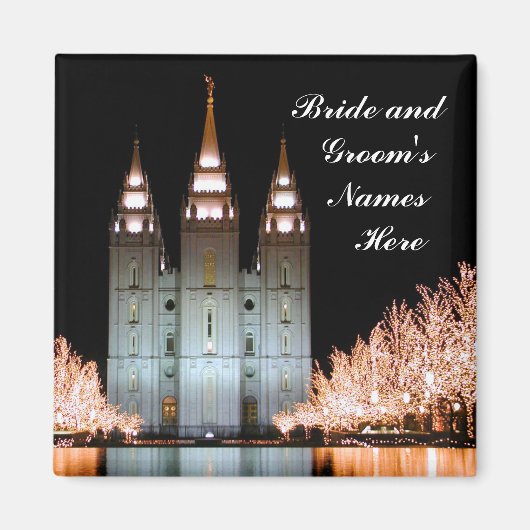 SLC TempleMagnet- Magneet (Voorkant)