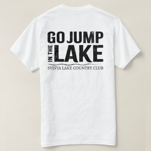 SLCC Ga springen in Basic Unisex T-shirt (Design achterkant)