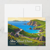 Slea Head Drive Ierland Briefkaart (Voorkant / Achterkant)