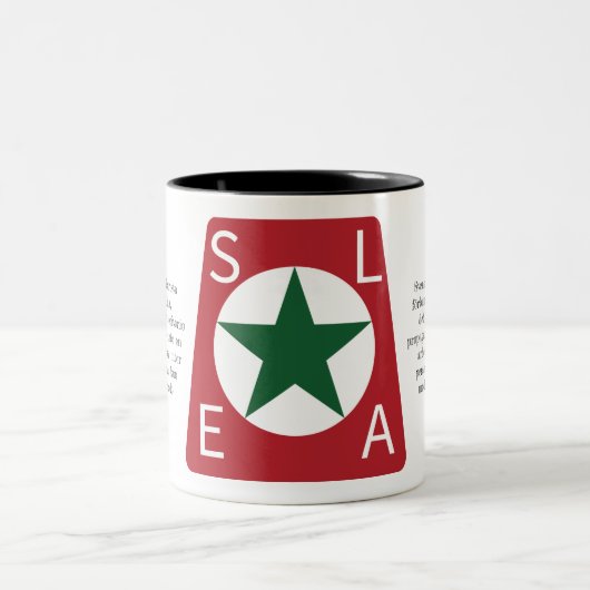 SLEA mugg - SLEA taso Tweekleurige Koffiemok (Center)
