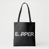 Slearper Canvas tas - zwart (Voorkant)