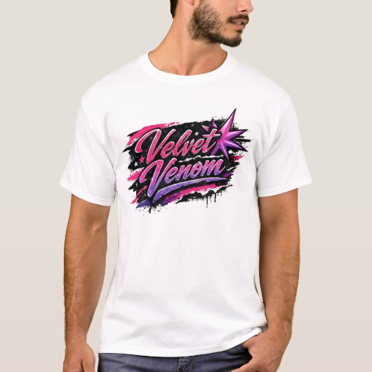Sleaze Glam Throwback T-shirt (Voorkant)