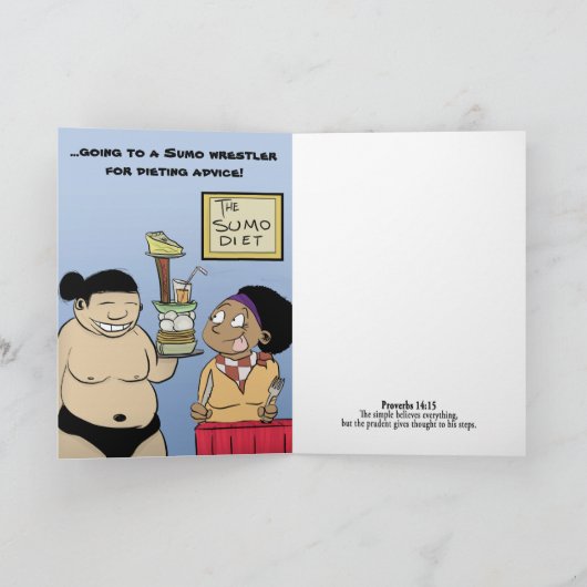 SLECHT ADVIES KAART (Binnen)