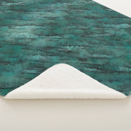 Slecht afgewerkte cyaan metselwerk sherpa deken