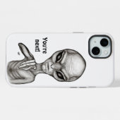 Slecht Alien, Jij bent de volgende! iPhone Hoesje (Achterkant horizontaal)
