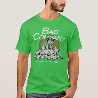 Slecht Bedrijf Ren methe Meute retro meisje T-shirt