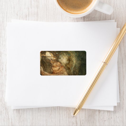 Slecht Beer, 1912, van John Bauer Etiket (Insitu)