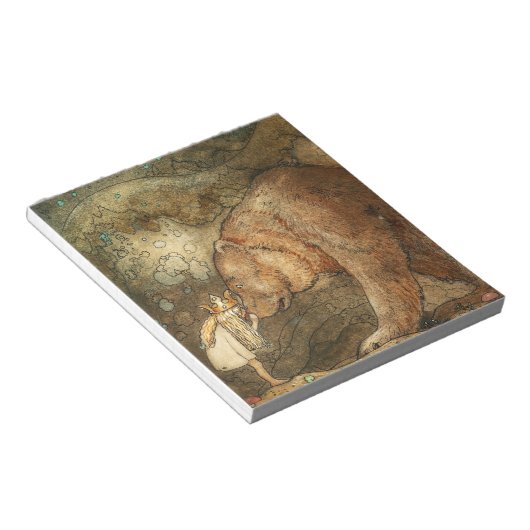 Slecht Beer, 1912, van John Bauer Notitieblok (Schuin)