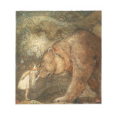 Slecht Beer, 1912, van John Bauer Notitieblok (Voorkant)