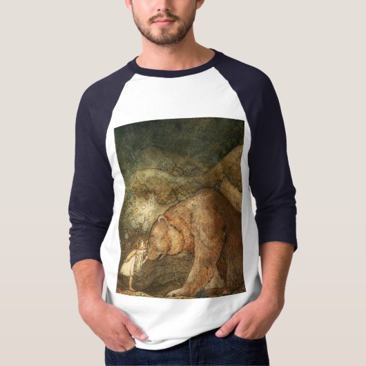 Slecht Beer, 1912, van John Bauer T-shirt (Voorkant)