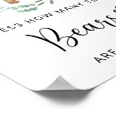 Slecht beer van bossen raden hoeveel teddyberen er poster (Hoek)