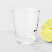 Slecht beslissingsglas shot glas (Links)