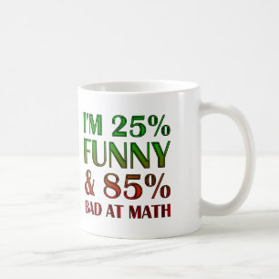 Slecht bij Wiskunde Funny Mug of Travel Mug Koffiemok