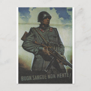 Slecht bloed Propaganda Poster Briefkaart