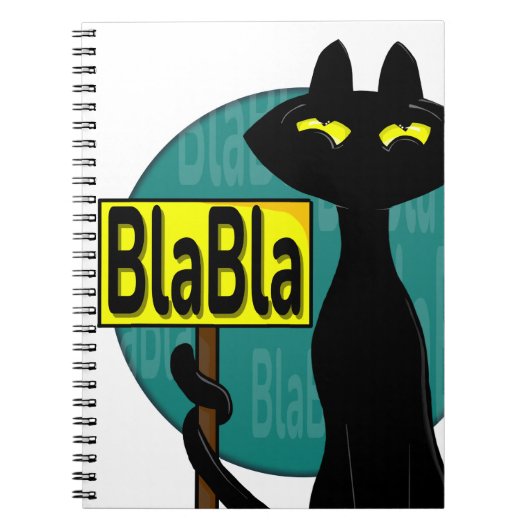 Slecht Boogie Grappige Notitieboek - BlaBla (Voorkant)