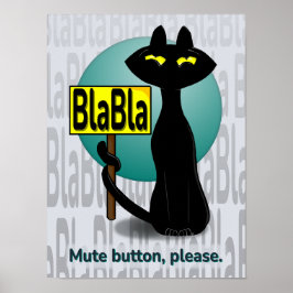 Slecht Boogie Grappige Poster - BlaBla bord