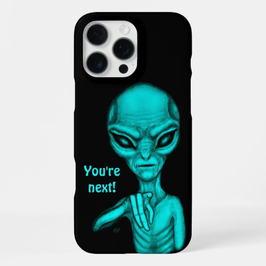 Slecht Buitenaards Wezen, Jij bent aan de beurt! iPhone Hoesje (Achterkant)