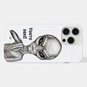 Slecht Buitenaards Wezen, Jij bent alsvolgende aan iPhone Hoesje (Achterkant horizontaal)