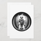 Slecht Clown bij Uw Deur | Fisheye Kaart (Voorkant / Achterkant)