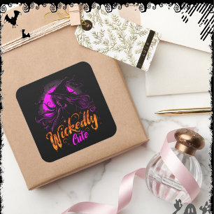 Slecht Cute ExDesigner Halloween Vierkante Sticker