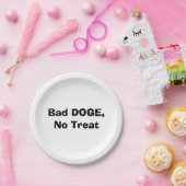 Slecht DOGE, Geen Beloning Papieren Bordje (Feest)