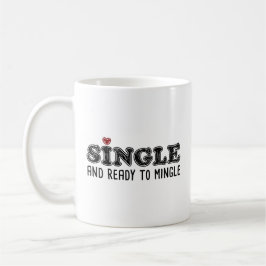 Slecht één en klaar om te flirten koffiemok