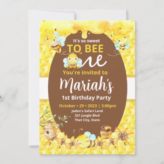 Slecht één uitnodiging te zijn (Voorkant)