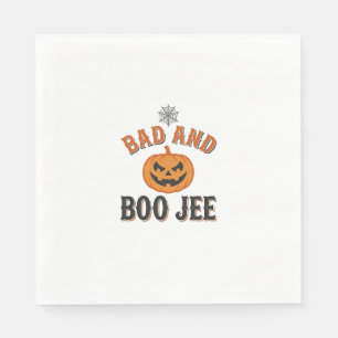Slecht en Boo Jee Halloween Pompoen Grafisch_1 Servet