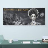 Slecht en Boojee Gotische Halloween-feestbanner Spandoek (Beurs)