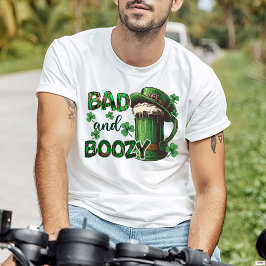 Slecht en Boozy Shirt, St Patrick's Day T-Shirt