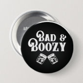 Slecht en Dronken Klassieke Ronde Sticker Button 7,6 Cm (Voorkant /achterkant)