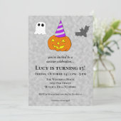 Slecht feest feest Halloween verjaardag Kaart (Staand voorkant)