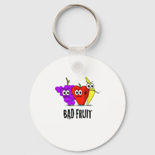 Slecht fruit sleutelhanger