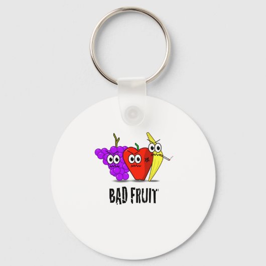 Slecht fruit sleutelhanger (Voorkant)