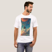 Slecht functionerende parachute Tangled Design T-s T-shirt (Voorkant volledig)
