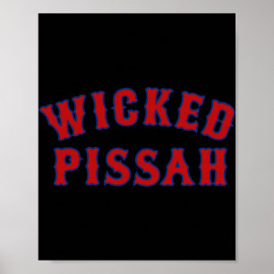 Slecht Ga Grappig Er Boston New England Southie Ca Poster