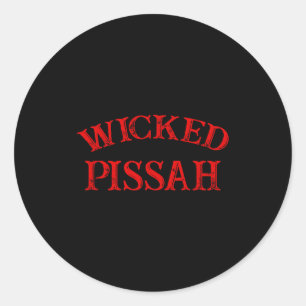Slecht Ga Grappig Er Boston New England Southie Ronde Sticker