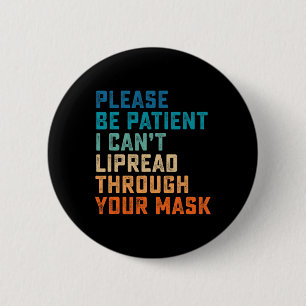 Slecht gehoor ASL-teken Gehoorstoornis Doof AWA Ronde Button 5,7 Cm