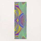 Slecht gezicht, Abstracte 3D regenboogkunst Yogamat (Voorkant)