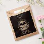 Slecht goed getimed Halloween Skull Treat Bedankzakje (Gezegeld)