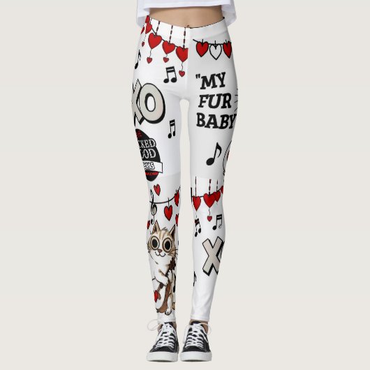 Slecht goede bont baby leggings (Voorkant)