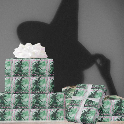 Slecht Goede Tijd Gepersonaliseerde Gelukkige Verj Cadeaupapier